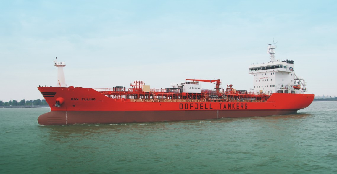 挪威奥德菲尔公司9000吨不锈钢化学品船
